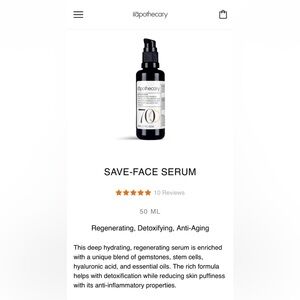 Ilapothecary Save Face Serum